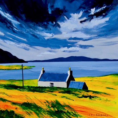 Croft at the Edge - Harris
Image 11" x 11"
Mount 18" x 18"
Mounted £90. Framed £160